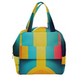 Colorful Rainbow Pattern Digital Art Abstract Minimalist Minimalism Boxy Hand Bag