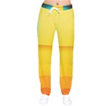 Colorful Rainbow Pattern Digital Art Abstract Minimalist Minimalism Women Velvet Drawstring Pants