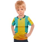 Colorful Rainbow Pattern Digital Art Abstract Minimalist Minimalism Kids  Sports T-Shirt