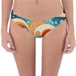 Waves Ocean Sea Abstract Whimsical Abstract Art Pattern Abstract Pattern Nature Water Seascape Reversible Hipster Bikini Bottoms