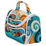 Waves Ocean Sea Abstract Whimsical Abstract Art Pattern Abstract Pattern Nature Water Seascape Satchel Handbag
