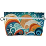 Waves Ocean Sea Abstract Whimsical Abstract Art Pattern Abstract Pattern Nature Water Seascape Handbag Organizer