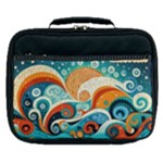 Waves Ocean Sea Abstract Whimsical Abstract Art Pattern Abstract Pattern Nature Water Seascape Lunch Bag