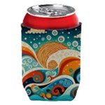 Waves Ocean Sea Abstract Whimsical Abstract Art Pattern Abstract Pattern Nature Water Seascape Can Holder