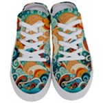 Waves Ocean Sea Abstract Whimsical Abstract Art Pattern Abstract Pattern Nature Water Seascape Half Slippers