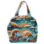 Waves Ocean Sea Abstract Whimsical Abstract Art Pattern Abstract Pattern Nature Water Seascape Boxy Hand Bag