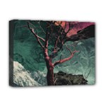 Night Sky Nature Tree Night Landscape Forest Galaxy Fantasy Dark Sky Planet Deluxe Canvas 16  x 12  (Stretched) 