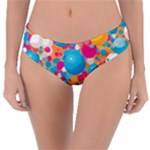 Circles Art Seamless Repeat Bright Colors Colorful Reversible Classic Bikini Bottoms