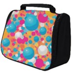Circles Art Seamless Repeat Bright Colors Colorful Full Print Travel Pouch (Big)