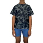 Camouflage, Pattern, Abstract, Background, Texture, Army Kids  Short Sleeve Swimwear