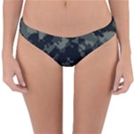 Camouflage, Pattern, Abstract, Background, Texture, Army Reversible Hipster Bikini Bottoms