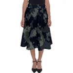 Camouflage, Pattern, Abstract, Background, Texture, Army Perfect Length Midi Skirt