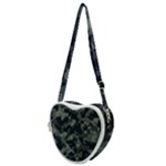 Camouflage, Pattern, Abstract, Background, Texture, Army Heart Shoulder Bag