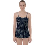 Camouflage, Pattern, Abstract, Background, Texture, Army Babydoll Tankini Set