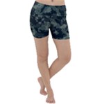 Camouflage, Pattern, Abstract, Background, Texture, Army Lightweight Velour Yoga Shorts