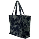 Camouflage, Pattern, Abstract, Background, Texture, Army Zip Up Canvas Bag