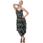 Camouflage, Pattern, Abstract, Background, Texture, Army Layered Bottom Dress