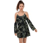 Camouflage, Pattern, Abstract, Background, Texture, Army Boho Dress