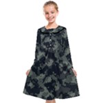 Camouflage, Pattern, Abstract, Background, Texture, Army Kids  Midi Sailor Dress