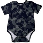 Camouflage, Pattern, Abstract, Background, Texture, Army Baby Short Sleeve Bodysuit