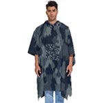 Camouflage, Pattern, Abstract, Background, Texture, Army Men s Hooded Rain Ponchos