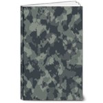 Camouflage, Pattern, Abstract, Background, Texture, Army 8  x 10  Softcover Notebook