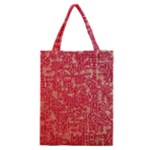 Chinese Hieroglyphs Patterns, Chinese Ornaments, Red Chinese Classic Tote Bag