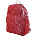 Chinese Hieroglyphs Patterns, Chinese Ornaments, Red Chinese Top Flap Backpack