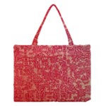 Chinese Hieroglyphs Patterns, Chinese Ornaments, Red Chinese Medium Tote Bag