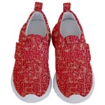Chinese Hieroglyphs Patterns, Chinese Ornaments, Red Chinese Kids  Velcro No Lace Shoes
