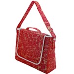Chinese Hieroglyphs Patterns, Chinese Ornaments, Red Chinese Box Up Messenger Bag