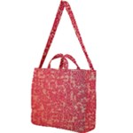 Chinese Hieroglyphs Patterns, Chinese Ornaments, Red Chinese Square Shoulder Tote Bag