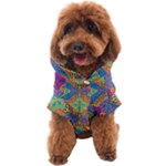 Colorful Floral Ornament, Floral Patterns Dog Coat