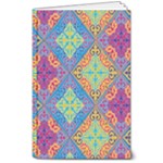 Colorful Floral Ornament, Floral Patterns 8  x 10  Softcover Notebook