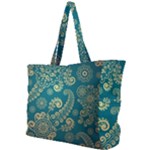 European Pattern, Blue, Desenho, Retro, Style Simple Shoulder Bag
