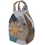 Boho Background Leaves Botanical Ornamental Pattern Seamless Decorative Design Wallpaper Nature Draw Travel Backpack
