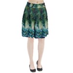 Trees Forest Mystical Forest Background Landscape Nature Pleated Skirt