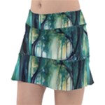 Trees Forest Mystical Forest Background Landscape Nature Classic Tennis Skirt