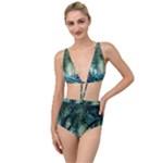 Trees Forest Mystical Forest Background Landscape Nature Tied Up Two Piece Swimsuit