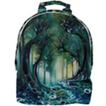 Trees Forest Mystical Forest Background Landscape Nature Mini Full Print Backpack
