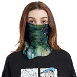 Trees Forest Mystical Forest Background Landscape Nature Face Covering Bandana (Two Sides)