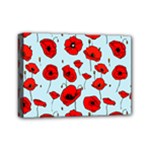 Poppies Flowers Red Seamless Pattern Mini Canvas 7  x 5  (Stretched)