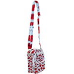 Poppies Flowers Red Seamless Pattern Shoulder Strap Belt Bag