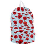 Poppies Flowers Red Seamless Pattern Foldable Lightweight Backpack
