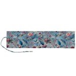 Floral Background Wallpaper Flowers Bouquet Leaves Herbarium Seamless Flora Bloom Roll Up Canvas Pencil Holder (L)