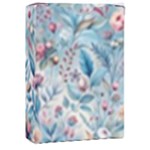 Floral Background Wallpaper Flowers Bouquet Leaves Herbarium Seamless Flora Bloom Playing Cards Single Design (Rectangle) with Custom Box