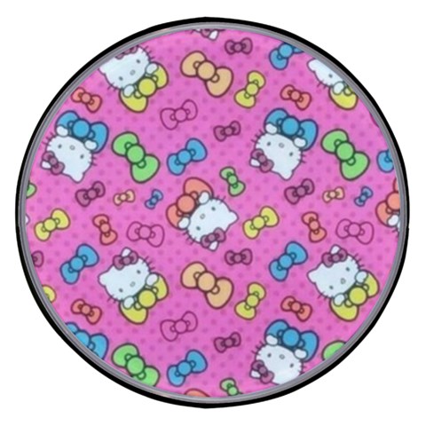 Hello Kitty, Cute, Pattern Wireless Fast Charger(Black) from ZippyPress