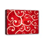 Patterns, Corazones, Texture, Red, Mini Canvas 7  x 5  (Stretched)