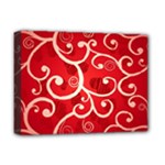 Patterns, Corazones, Texture, Red, Deluxe Canvas 16  x 12  (Stretched) 