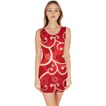 Patterns, Corazones, Texture, Red, Bodycon Dress